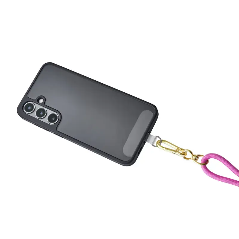 Cable-collar Intenso USB-C para móvil 60 W carga rápida, longitud ajustable 1,65 m, nailon, rosa neón