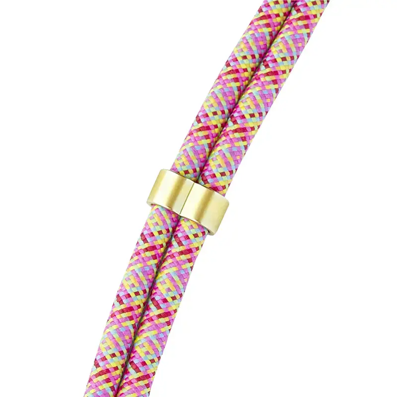Cable-collar Intenso USB-C para móvil 60 W carga rápida, longitud ajustable 1,65 m, nailon, multicolor
