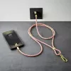 Cable-collar Intenso USB-C para móvil 60 W carga rápida, longitud ajustable 1,65 m, nailon, multicolor