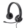 Lindy 20439 auriculares de oficina USB-C con adaptador de USB-A a USB-C