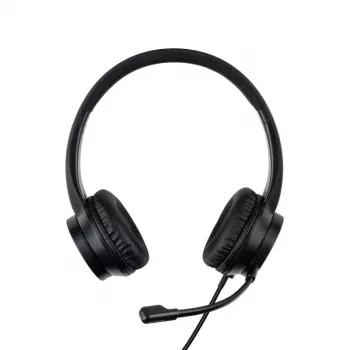 Auriculares Lindy USB-C Office Headset con cable 20-20000 Hz 1,95 m negro