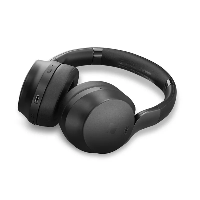 Auriculares inalámbricos Lindy LHXW-e con cancelación activa de ruido - negro