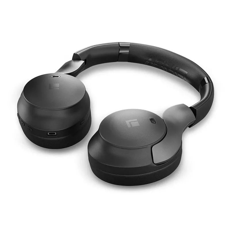 Auriculares inalámbricos Lindy LHXW-e con cancelación activa de ruido - negro