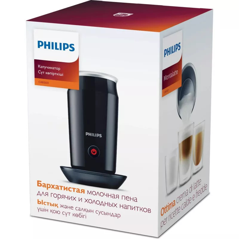 Espumador de leche automático Philips CA6500/63 negro 0,12 L 500 W