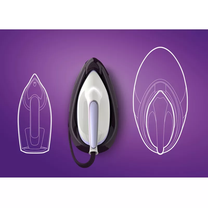 Centro de planchado Philips PSG6024/30 — 2400 W, golpe de vapor 500 g/min, depósito 1,8 L, suela SteamGlide Plus