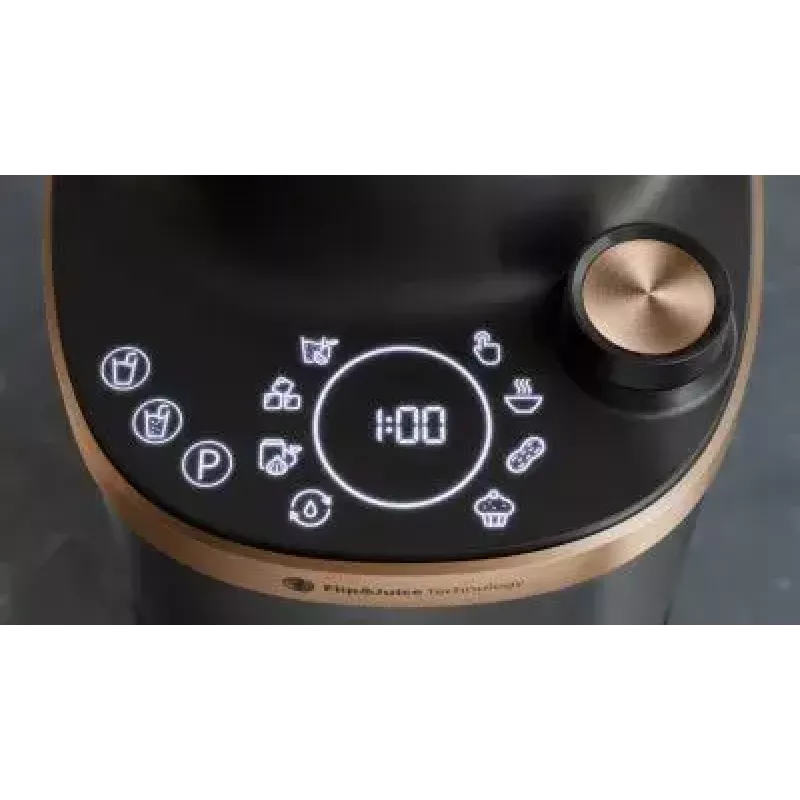 Batidora de cocina Philips Flip&Juice™ HR3770/10 negra cobre