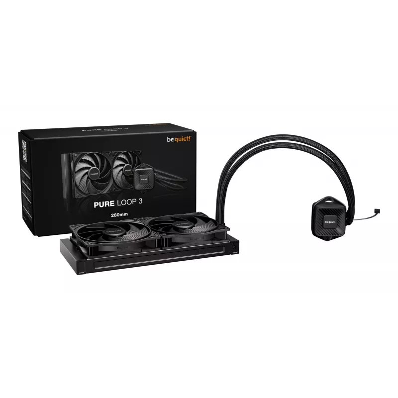 Refrigeración líquida todo en uno be quiet! PURE LOOP 3 — ventilador de 140 mm, negro, compatible con LGA 1150/1151/1155/1200/1700 y AM4/AM5