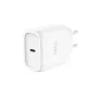 Cargador USB-C GaN TRUST Maxo 45W, 45 W, salida USB-C, máx. 20 V, cable de 2 m, blanco