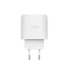 Cargador USB-C GaN TRUST Maxo 45W, 45 W, salida USB-C, máx. 20 V, cable de 2 m, blanco