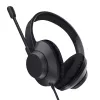 Auriculares Trust Ayda Max con cable diadema llamadas/música USB Type-C / USB Type-A negro