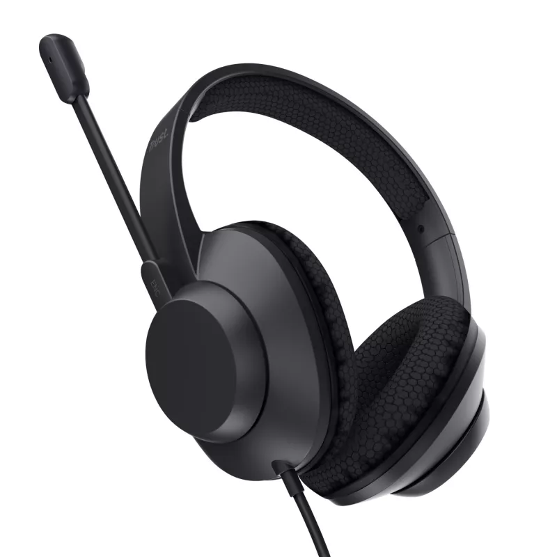 Auriculares Trust Ayda Max con cable diadema llamadas/música USB Type-C / USB Type-A negro