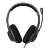 Auriculares Trust Ayda Max con cable diadema llamadas/música USB Type-C / USB Type-A negro