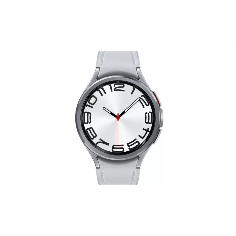 Smartwatch Samsung Galaxy Watch6 Classic – caja de acero inoxidable de 47 mm, 4G, Bluetooth, 425 mAh, correa gris