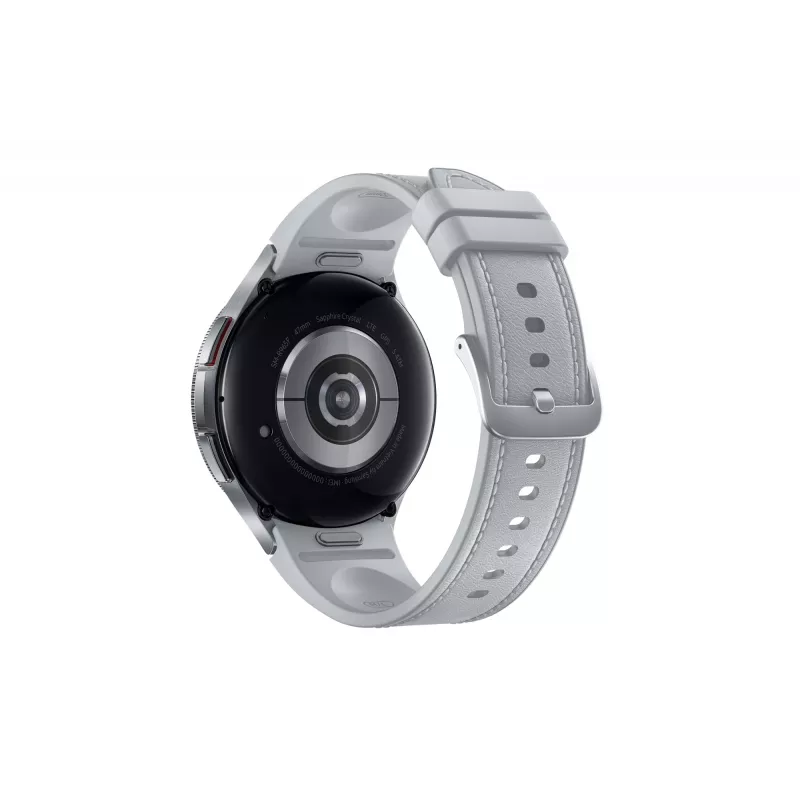Smartwatch Samsung Galaxy Watch6 Classic – caja de acero inoxidable de 47 mm, 4G, Bluetooth, 425 mAh, correa gris