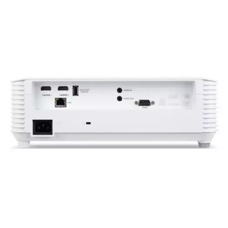 Proyector Acer P5550 — DLP 1080p (1920x1080), 5200 lúmenes ANSI, lámpara 240W, proyección estándar, blanco