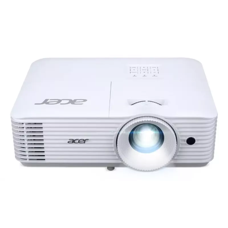 Proyector Acer P5550 — DLP 1080p (1920x1080), 5200 lúmenes ANSI, lámpara 240W, proyección estándar, blanco