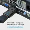 Vention adaptador DisplayPort macho a HDMI hembra negro DP HDMI bañado en oro