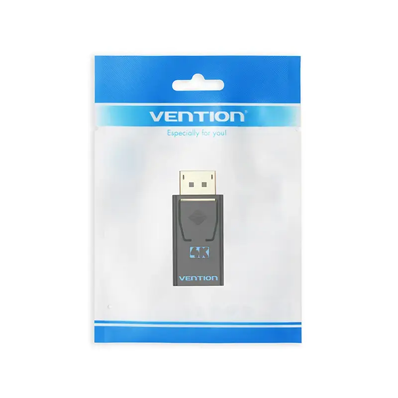 Vention adaptador DisplayPort macho a HDMI hembra negro DP HDMI bañado en oro