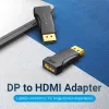 Adaptador DisplayPort a HDMI Vention HBOB0, DisplayPort macho a HDMI hembra, negro, contactos bañados en oro