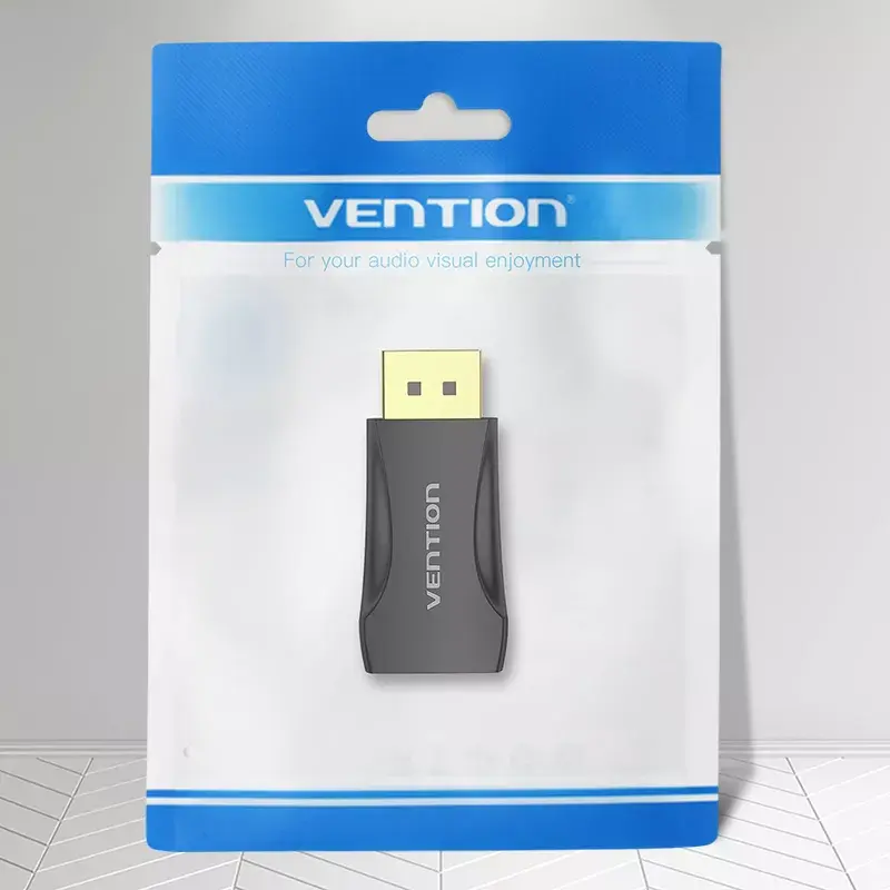 Adaptador DisplayPort a HDMI Vention HBOB0, DisplayPort macho a HDMI hembra, negro, contactos bañados en oro