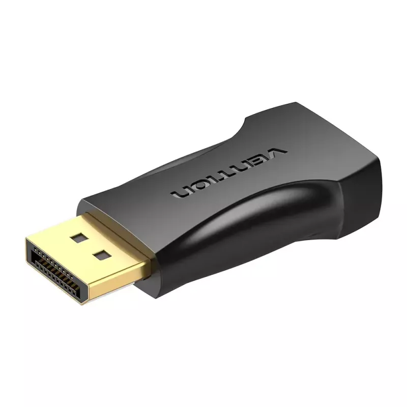 Adaptador DisplayPort a HDMI Vention HBOB0, DisplayPort macho a HDMI hembra, negro, contactos bañados en oro