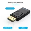 Adaptador DisplayPort a HDMI Vention HBKB0 — DP macho a HDMI hembra, negro, contactos bañados en oro