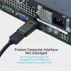 Adaptador DisplayPort a HDMI Vention HBKB0 — DP macho a HDMI hembra, negro, contactos bañados en oro