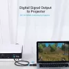 Adaptador DisplayPort a HDMI Vention HBKB0 — DP macho a HDMI hembra, negro, contactos bañados en oro