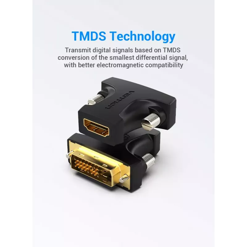 Vention adaptador HDMI hembra a DVI macho negro 1920x1080 60Hz