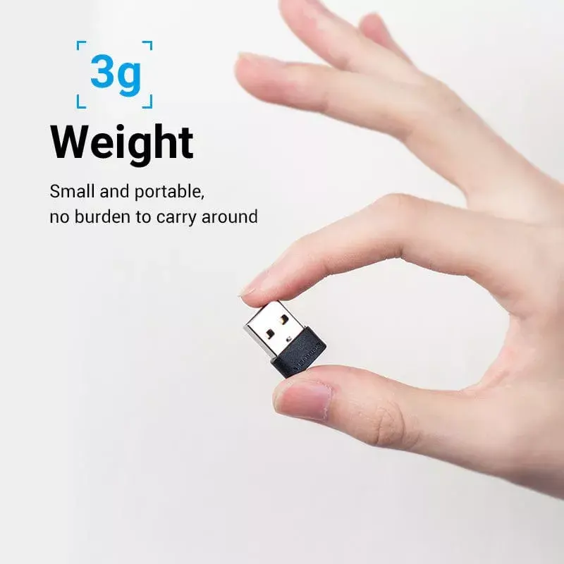 Adaptador USB Vention CDWB0 USB 2.0 macho a USB-C hembra negro PVC