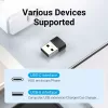 Adaptador USB Vention CDWB0 USB 2.0 macho a USB-C hembra negro PVC