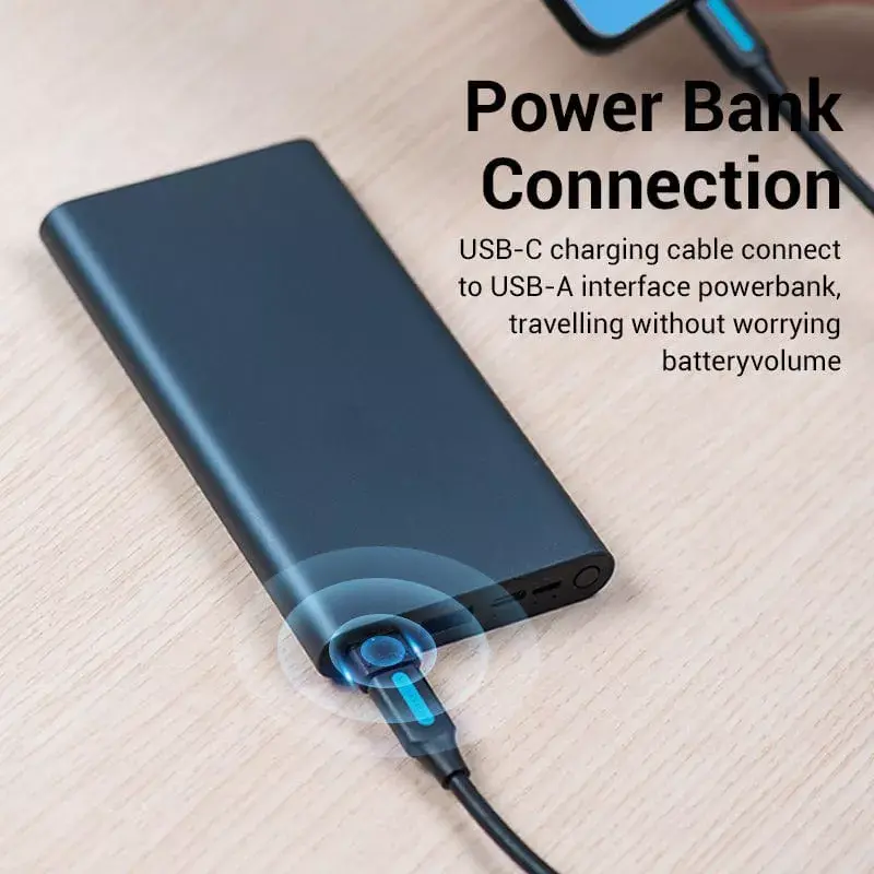 Adaptador USB Vention CDWB0 USB 2.0 macho a USB-C hembra negro PVC
