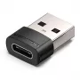 Adaptador USB Vention CDWB0 USB 2.0 macho a USB-C hembra negro PVC