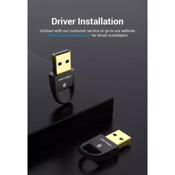 Adaptador USB Bluetooth 5.0 Vention CDSW0 conectividad por cable