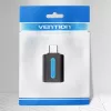 Vention adaptador USB-C a USB 3.0 OTG CDUB0 — USB-C macho a USB-A hembra, negro PVC, contactos niquelados