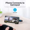 Vention adaptador USB-C a USB 3.0 OTG CDUB0 — USB-C macho a USB-A hembra, negro PVC, contactos niquelados