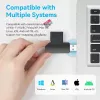 Vention CLGB0 lector de tarjetas 2 en 1, USB 3.0 A, SD + TF, doble letra de unidad, negro