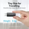 Vention lector de tarjetas 2 en 1 USB 3.0 A SD+TF, USB 3.2 Gen 1, 5000 Mbit/s, negro
