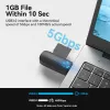 Vention lector de tarjetas 2 en 1 USB 3.0 A SD+TF, USB 3.2 Gen 1, 5000 Mbit/s, negro