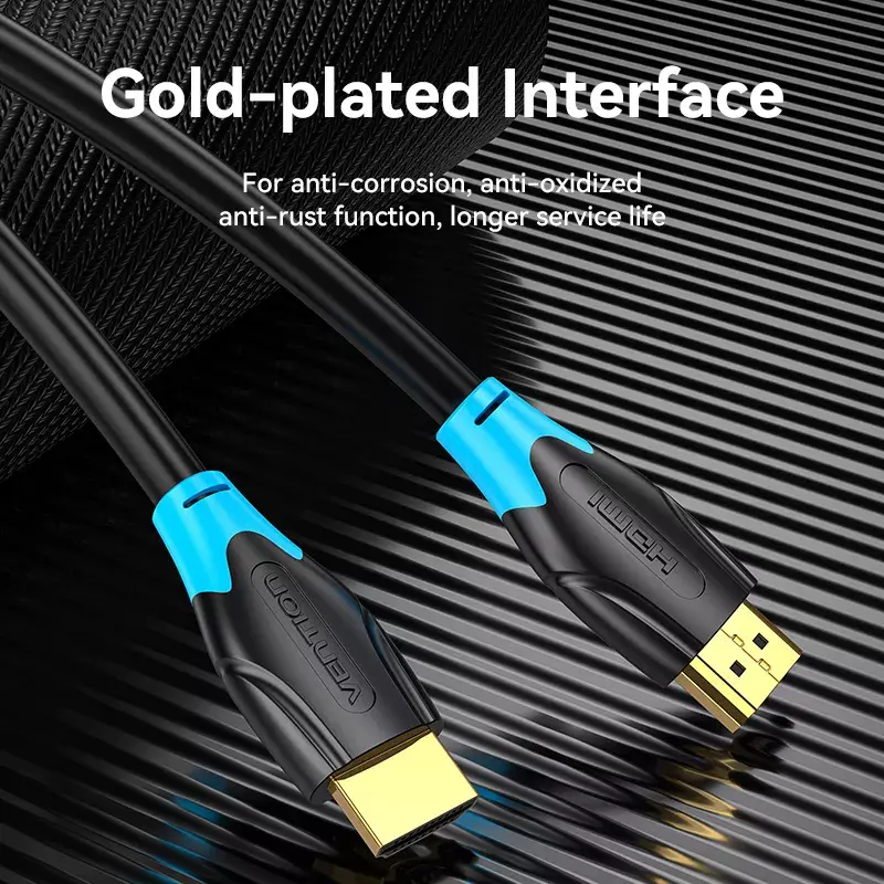 Vention cable HDMI 0,75 m negro HDMI 2.0 18 Gbit/s macho a macho