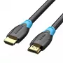 Vention cable HDMI 0,75 m negro HDMI 2.0 18 Gbit/s macho a macho