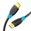 Cable HDMI Vention 2 m, HDMI 2.0, 18 Gbit/s, 4K@60Hz, HDR, ARC, Ethernet, negro
