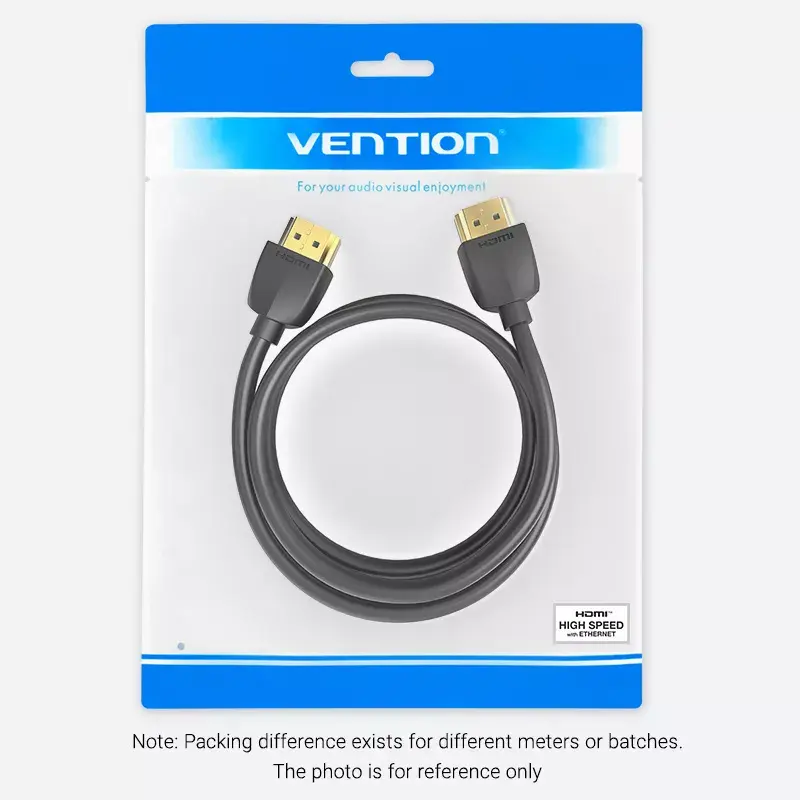 Vention Cable HDMI portátil 1M negro 2.0 18 Gbit/s