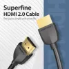 Vention Cable HDMI portátil 1M negro 2.0 18 Gbit/s
