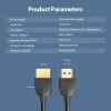 Vention Cable HDMI portátil 3M negro HDMI 2.0 18 Gbit/s