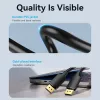 Cable DisplayPort, conector macho-conector macho, Vention, 1,5 m, 4K HD, negro, 6 mm de diámetro