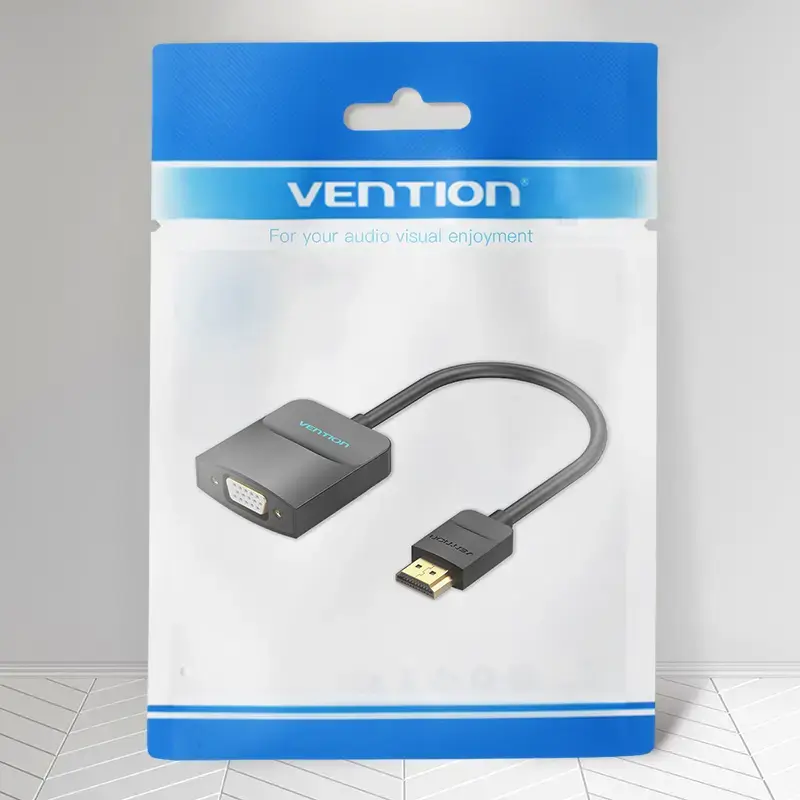 Convertidor Vention HDMI a VGA 0,15 m negro HDMI tipo A VGA