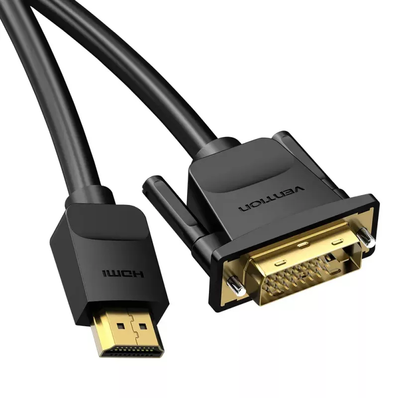 Vention Cable HDMI a DVI 1M negro HDMI Type-A DVI-D