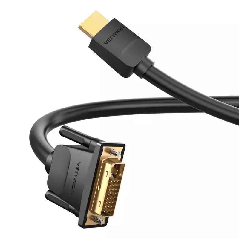Vention Cable HDMI a DVI 3M negro HDMI Type-A DVI-D 3m