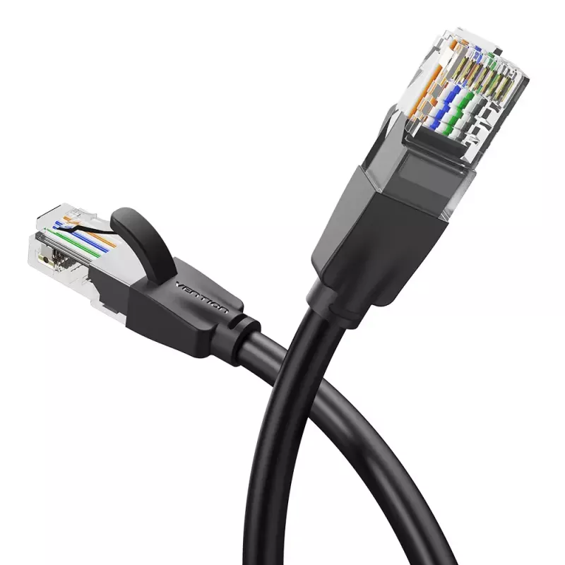 Cable de red Vention Cat.6 UTP patch 0,5 m negro RJ-45 1000 Mbit/s